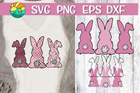Easter Bunny , Bunny, Doodle Bunny, Bunny, Three Bunnies Svg, Bunny Tail, Kid's Easter Design, Cute Easter Svg, Easter Svg, Easter Bunny Svg