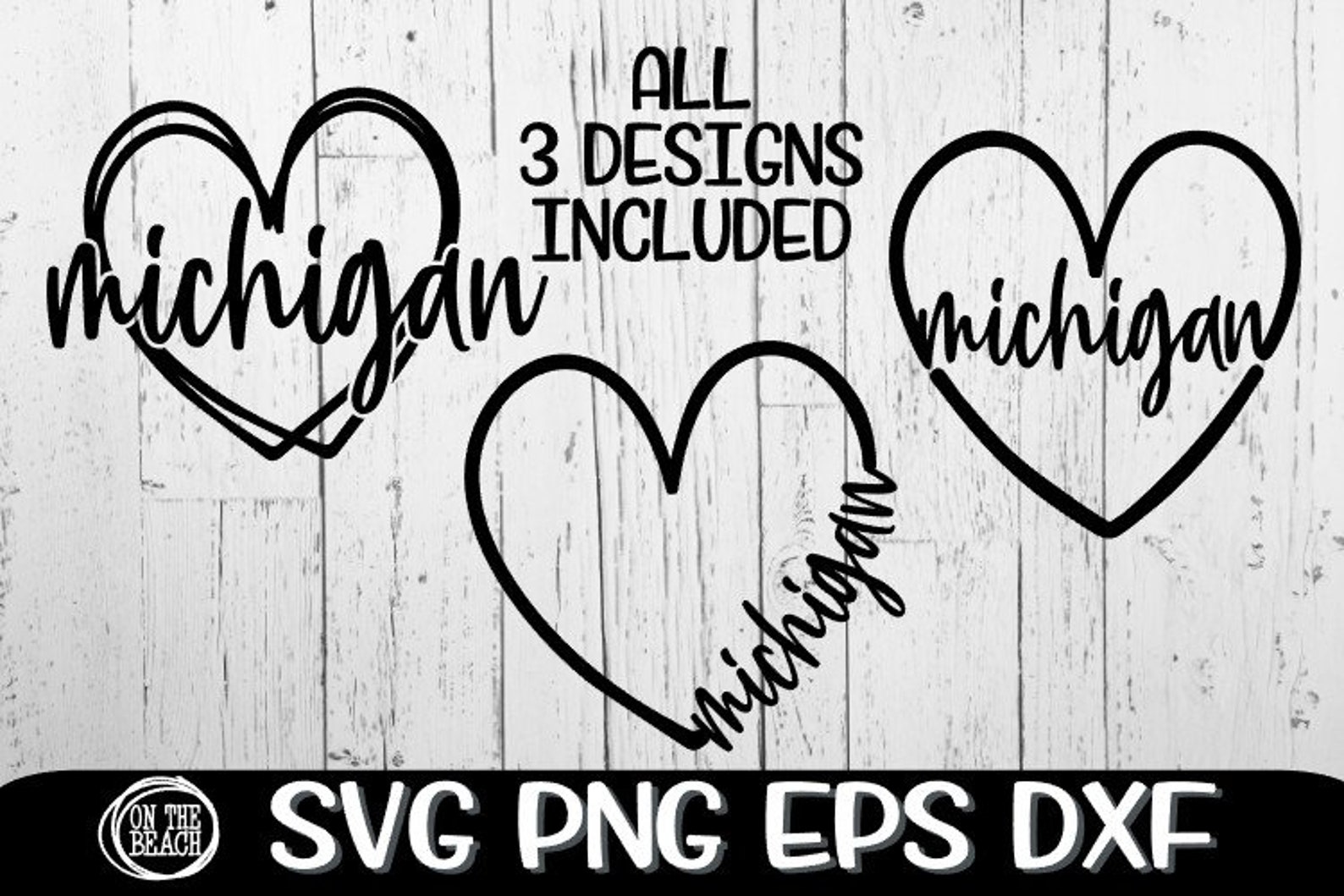 Michigan Michigan Svg Michigan Heart Michigan Heart Svg Etsy