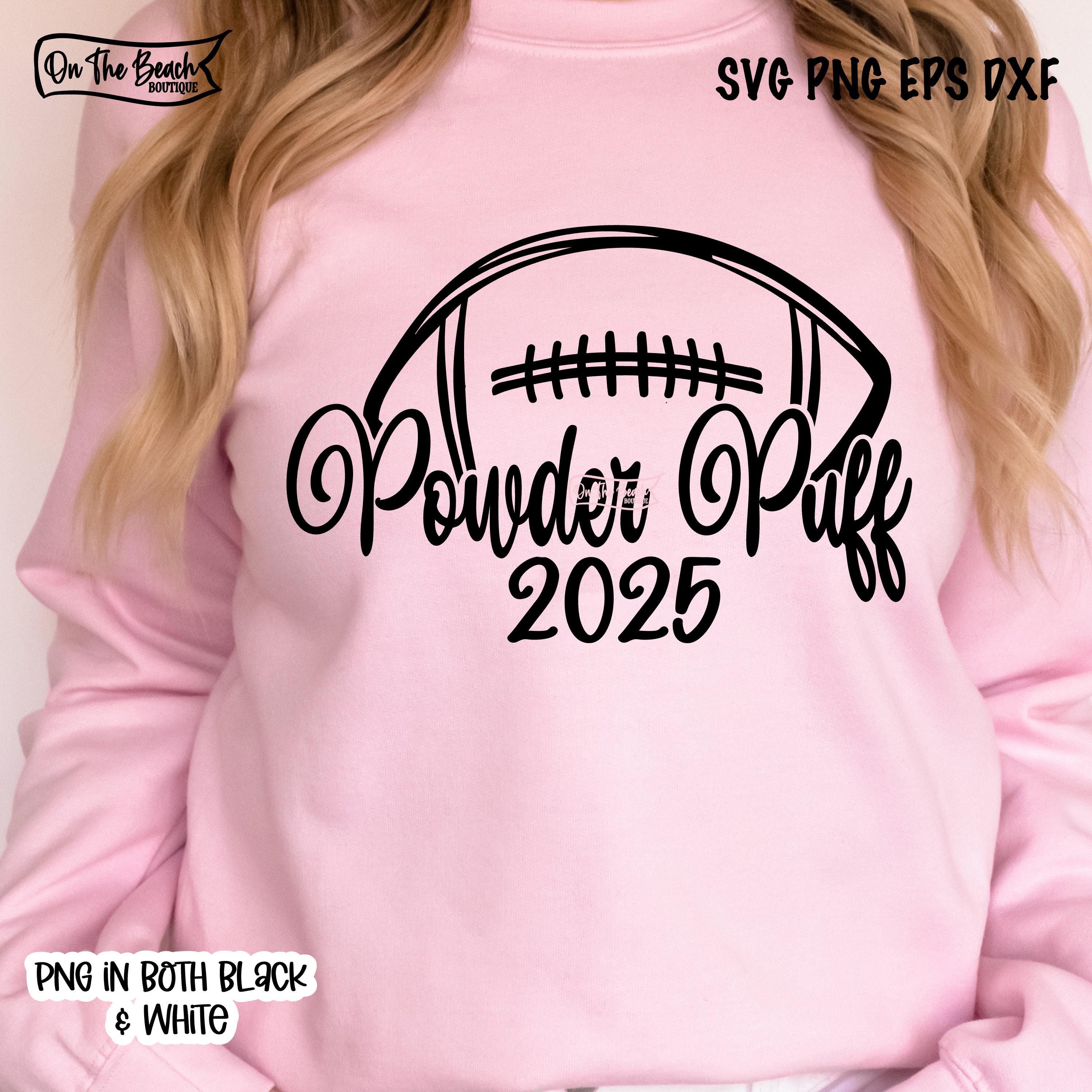 Powder Puff Mom Svg Friday Night Football Mom 2025 Svg Senior Powder Puff Mom Senior Design Football Cut Files Cricut Sublimation Silhouette