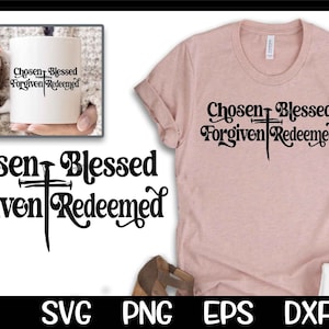 Jesus Kreuz Ostern Svg selig erlöst SVG Kreuz Svg Jesus Svg PNG Sublimation Cut Datei Vektor Cricut Download