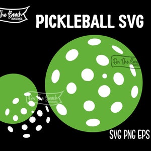 Pickleball SVG, Pickleball Layers, Pickleball Ball SVG, Pickle-ball, Pickleball Clip Art, Cricut, Laser, Glowforge, Pickleball Player svg