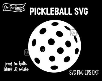 Pickleball SVG Pickleball Player Pickleball Ball SVG Pickle-ball Digital Download Pickleball Clip Art, Cricut, Laser, Glowforge, Pickle Ball