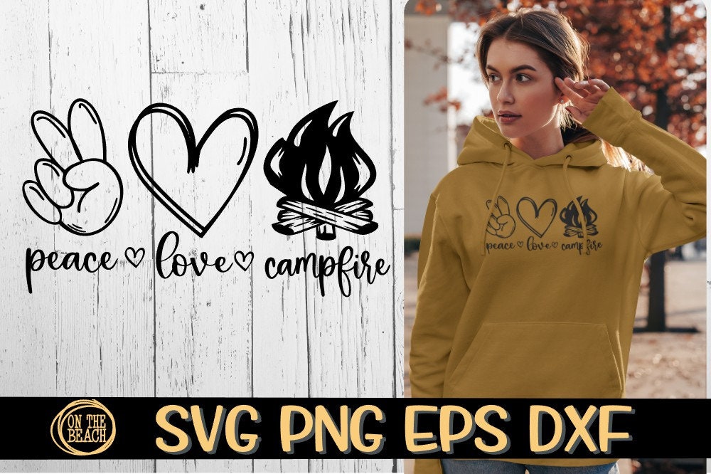 Free Free 162 Peace Love Camping Svg SVG PNG EPS DXF File