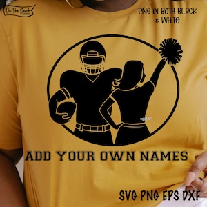 Cheerleader Svg, Football Player Svg, Football Name Svg, Cheer Dance Svg, Football Shirt, Football Season , Cheer Clipart, Png Dxf Eps