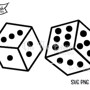 Würfel SVG, zwei Würfel SVG, Kasino SVG, Glücksspiel SVG, Glücksspiel SVG, Vegas geschnitten Datei, Schnittdatei, Schneiden, Cricut, Png, Die SVG, Sublimation, Spiele SVG