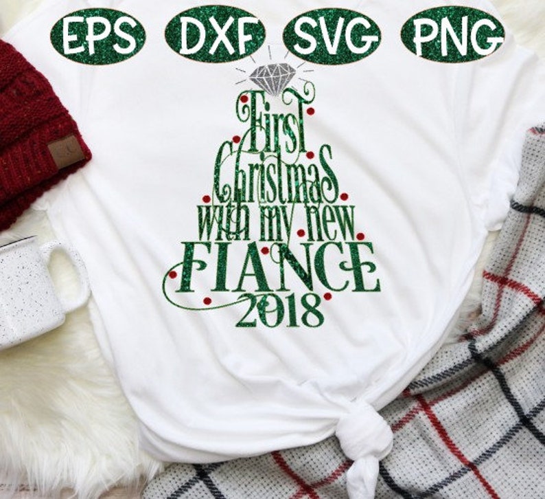 fiance first christmas svg Fiance first christmas with new svg first christmas svg first christmas Fiance svg fiance first christmas