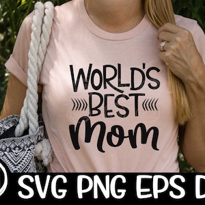 Melhor Mãe do Mundo Svg Melhor Mãe Svg Dia das Mães Svg Cricut Sublimação Branca