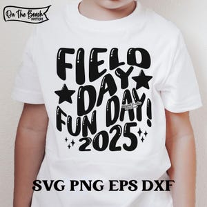 Field Day Fun Day SVG, Retro Wave Svg, Field Day 2025, 2025 Svg, Field Day, Retro School Game Day, Field Day Teacher Shirt, Svg Files Cricut