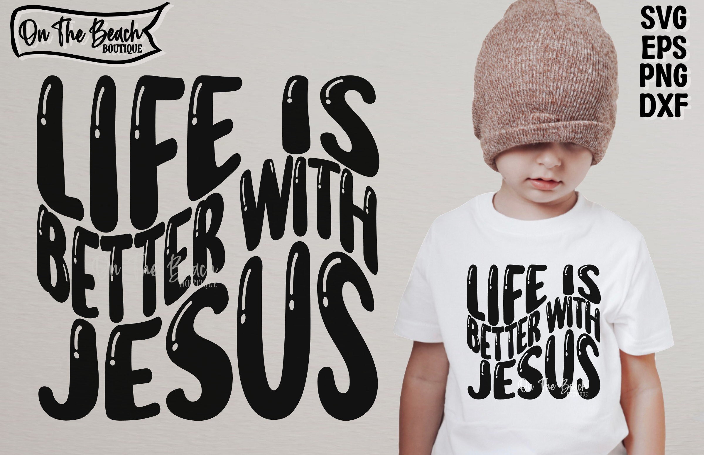 Life with Jesus is Better Kids T Shirt Life with Jesus is Better Kids T Shirt
