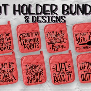 Download Pot Holder Bundle 8 Designs Potholder Pot Holder Svg Etsy