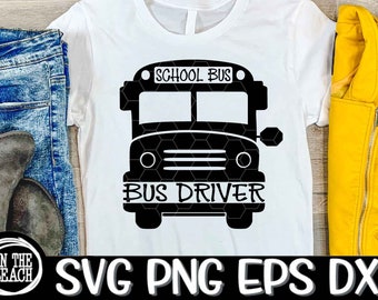 Bus Driver SVG Split Monogram Driver Gift  School Bus Shirt Back To School  Sublimation School Bus Vector Download Cricut Cut Files Png