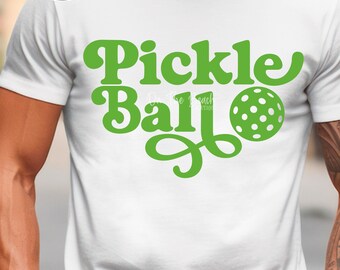 Pickleball SVG, Pickleball Shirt Svg, Diseño de camiseta de Pickleball, Sublimación de Pickleball, Pickleball Retro Svg, Archivos de corte Cricut, Pickleball PNG