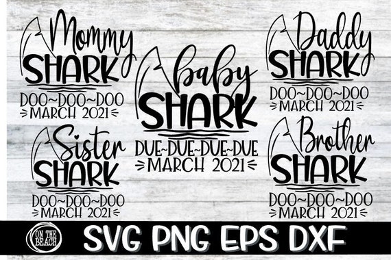 Download Baby Shark Svg Baby Shark Family March 2021 March 2021 Svg Etsy