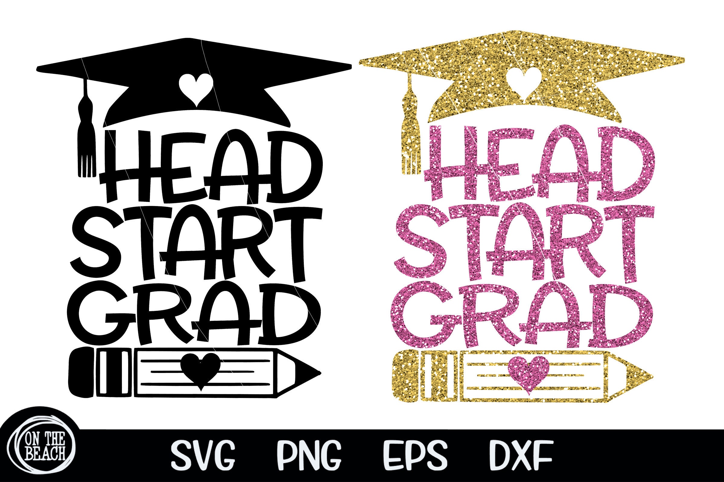 HEAD START Grad Svg Graduate Svg Graduation Cap Graduation Etsy