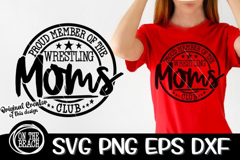 Wrestling Mom Proud Member of the Wrestling Mom Club Wrestling - Etsy