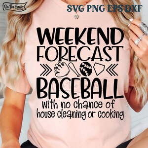 Weekend Forecast, Weekend Forecast Svg, Baseball Mom Svg, Weekend Baseball Svg, Weekend Svg, Ballfield Svg, Ball Field Svg, Baseball Svg Png