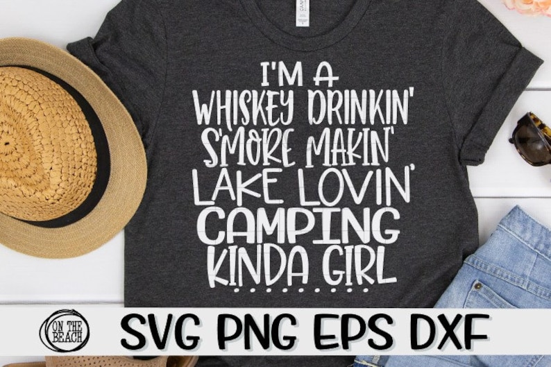 Download Whiskey Drinking S'more Making Lake Loving Camping Svg | Etsy