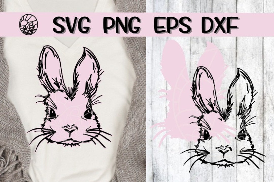 Easter Bunny, Bunny, Bunny Doodle Svg, Hand Drawn, Whimsical Bunny, PNG ...