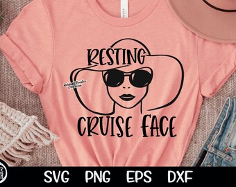 Cara de crucero de descanso svg, Cara de crucero de descanso, Barco svg, Svg de vacaciones, Crucero, Crucero familiar svg, Viaje de crucero svg, Crucero svg, Sublimación