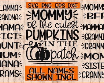 Mommy Of The Cutest Pumpkins In The Patch, Mommy Of The Cutest Pumpkins In The Patch Svg, Cutest Pumpkins In The Patch, Pumpkin Patch Svg