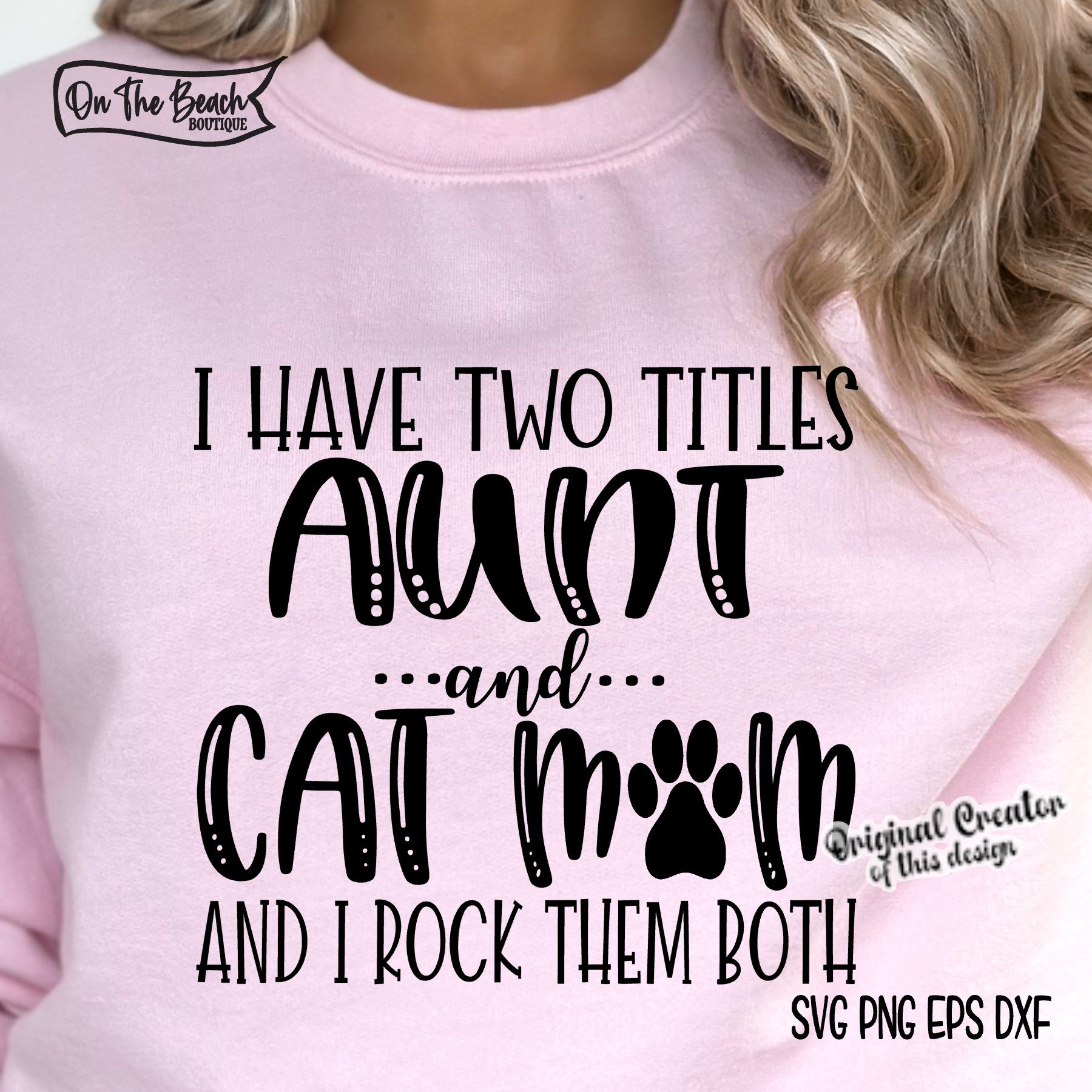 Cat Aunt Etsy