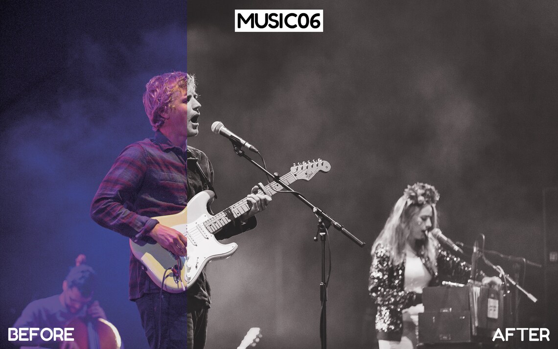 Live Music and Concert Photography Professional Lightroom - Etsy Canada