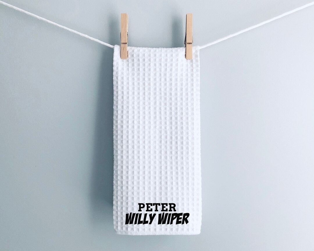 Personalised Willy Wiper Towel Etsy