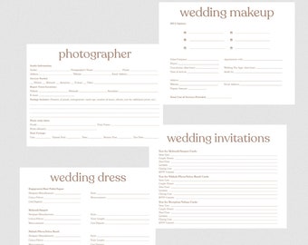 Planificador de bodas indio-pakistaní: Guía imprimible (descarga digital)