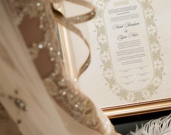 Certificado Nikkah de Lujo: Contrato de Boda Islámica (Descarga digital, plantilla A4)