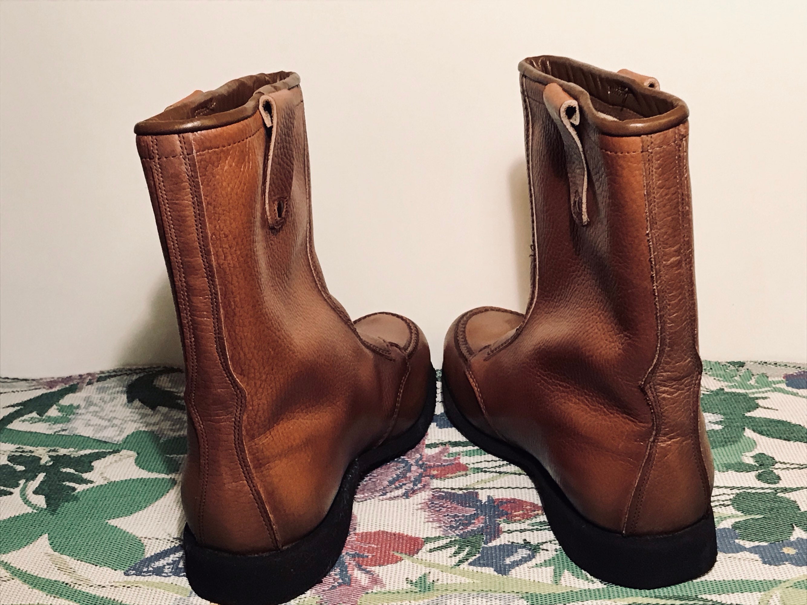 red wing pull on leather boots