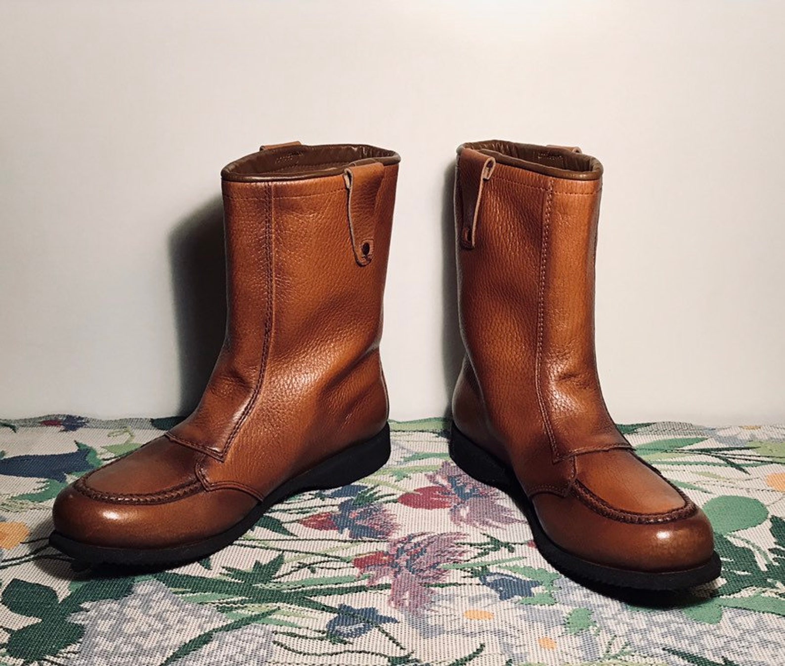 red wing pull on leather boots