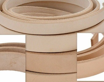 Vegtan Tooling Cow Leather Belt Blanks, Strips THICKNESS 2/3- 3/4- 5/6-8/9-9/10-11/12OZ LONG 50''--60''--72''--84''