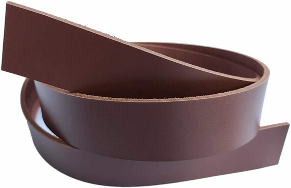BS1300 Genuine Full Grain Leather Casual Jean Belt Strap With Snaps On 1-1/2"(38mm) Wide