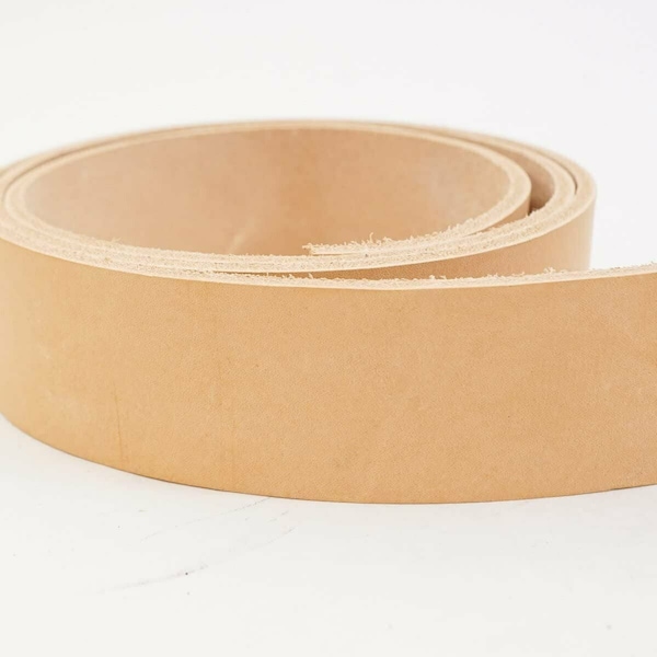 MD/Natural Veg Tan Tooling Stamping Cowhide Leather 50" Strips/Straps/Belts 8/9 oz.