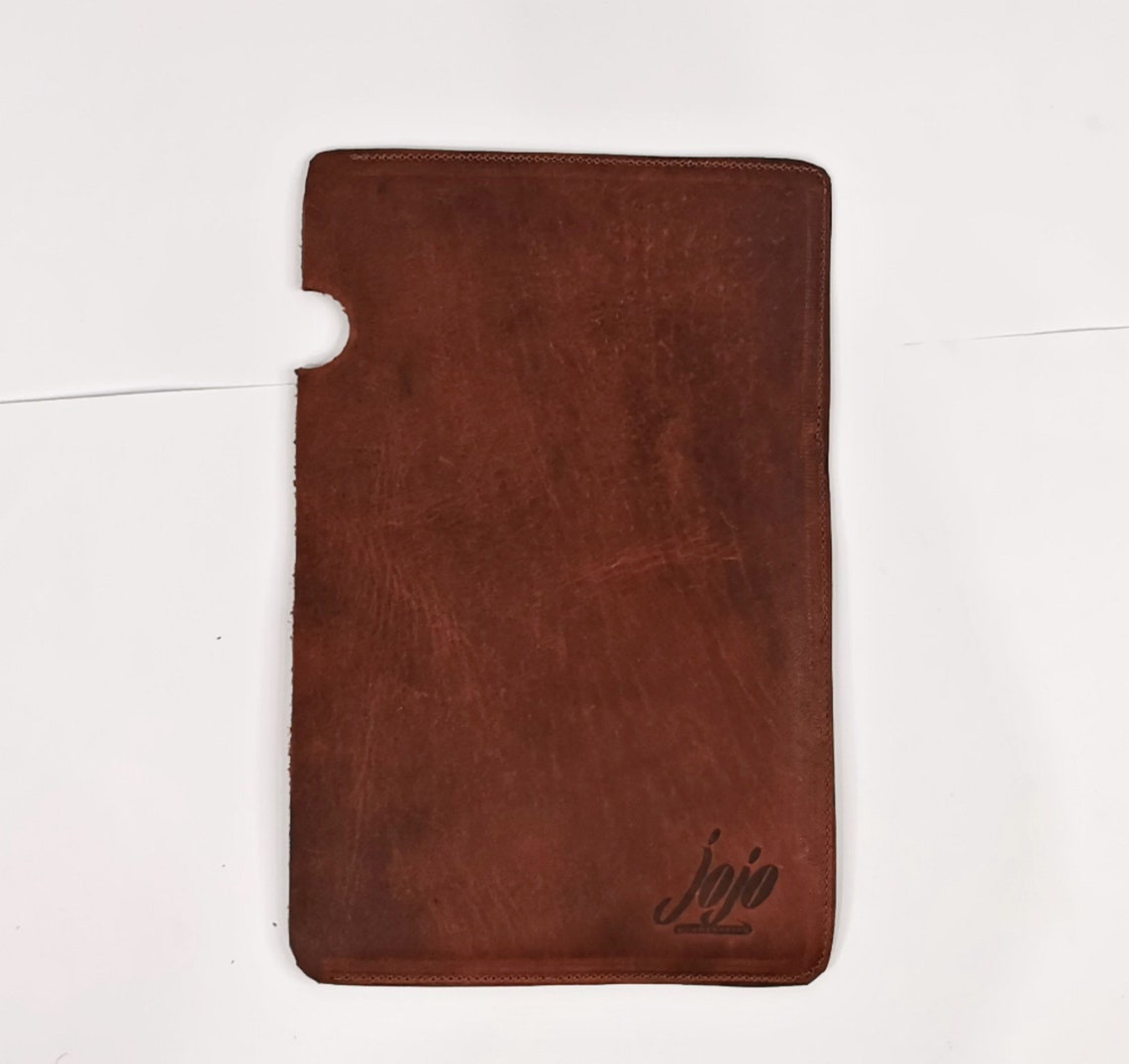 Genuine Vintage Leather Bound Notebook Sleeve Journal Cover Etsy