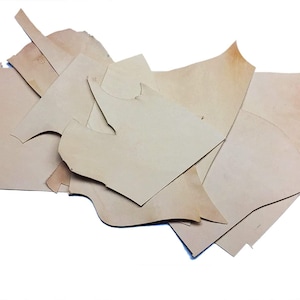 MD/son Leather Craft - Restos finos de couro de 1 libra, 2/3 oz (0,8-1,2 mm) para pulseiras de relógio, carteiras minimalistas e pequenos artigos de couro.