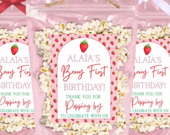 Berry First Birthday Party Favors Strawberry Birthday Gifts for Guests 1st Birthday Party Decor Summer Party Berries Party Theme Berry Sweet