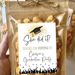 She Did It Graduation Party Favors Grad Gift Class of Graduation Dinner Party College Graduation High School Grad School Gifts for Her