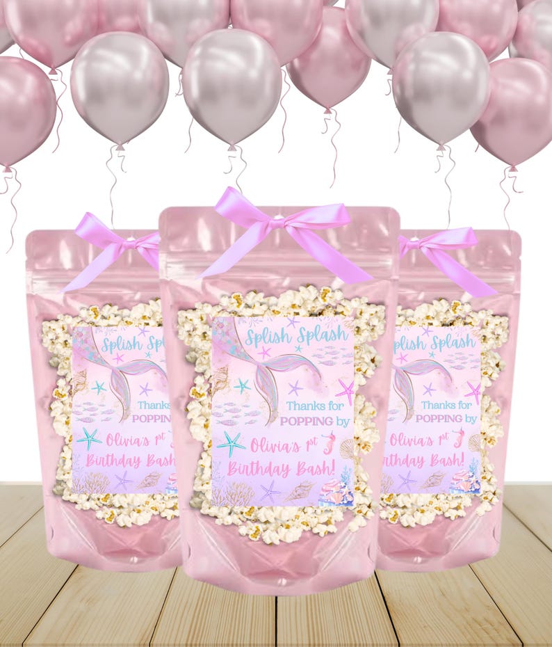 Mermaid Birthday Party Favors Mermaid Bash Under the Sea Gifts for ...