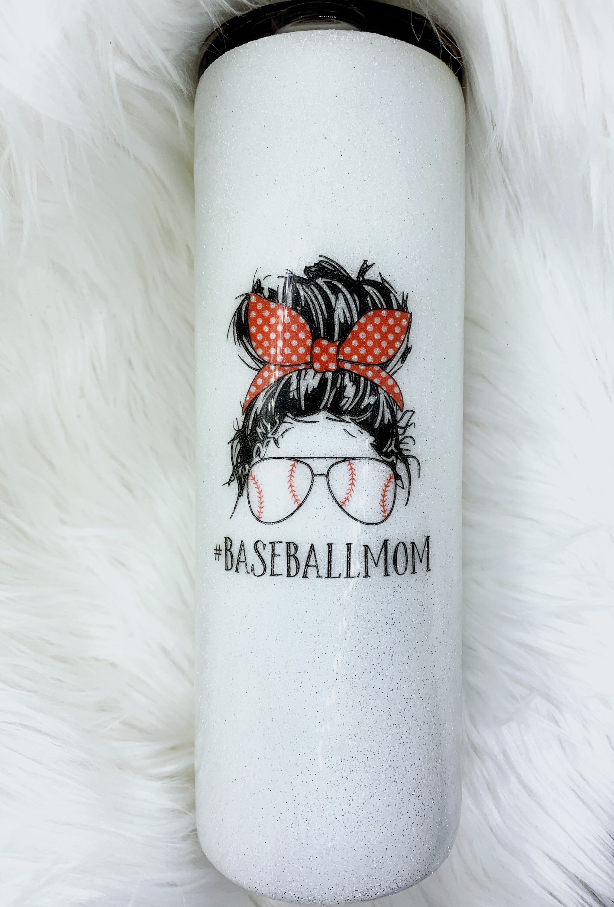 Baseball Mom Glitter Tumbler Etsy UK