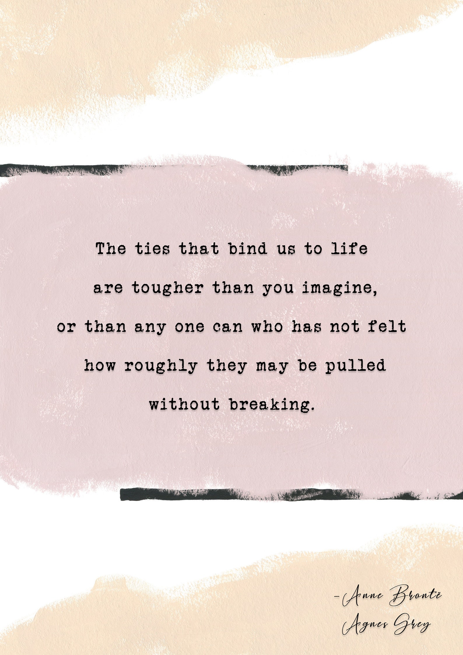 Brontë Sisters Literary Quote Prints / Set of 3 Prints / Etsy