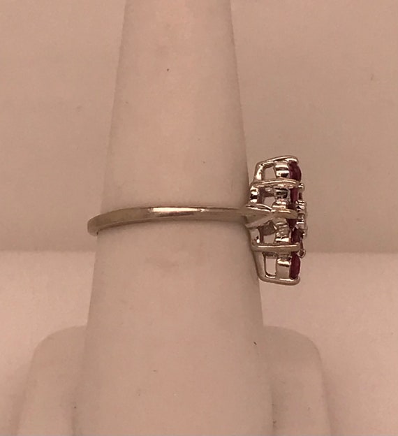 Contemporary Ruby and Diamond Ring - image 2