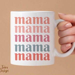 Mama Coffee Mug, Cute Mama Tea Cup, Mama Morning Coffee Mug, Mother&#39;s Day for mom, Mama Birthday Present, Mama Gifts, Mother&#39;s Day gift