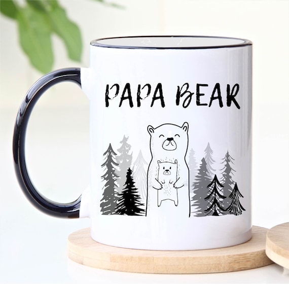 Papa Bear Mug, Funny Papa Bear Coffee Mug, Papa Bear Gift for