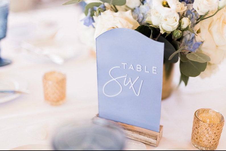 Faux Sea Glass Table Numbers Table Numbers Faux Sea Glass Etsy