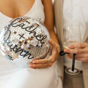 Personalized Disco Ball, Weddings, Socials, Showers, Events, Parties