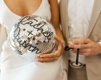 Personalized Disco Ball, Weddings, Socials, Showers, Events, Parties