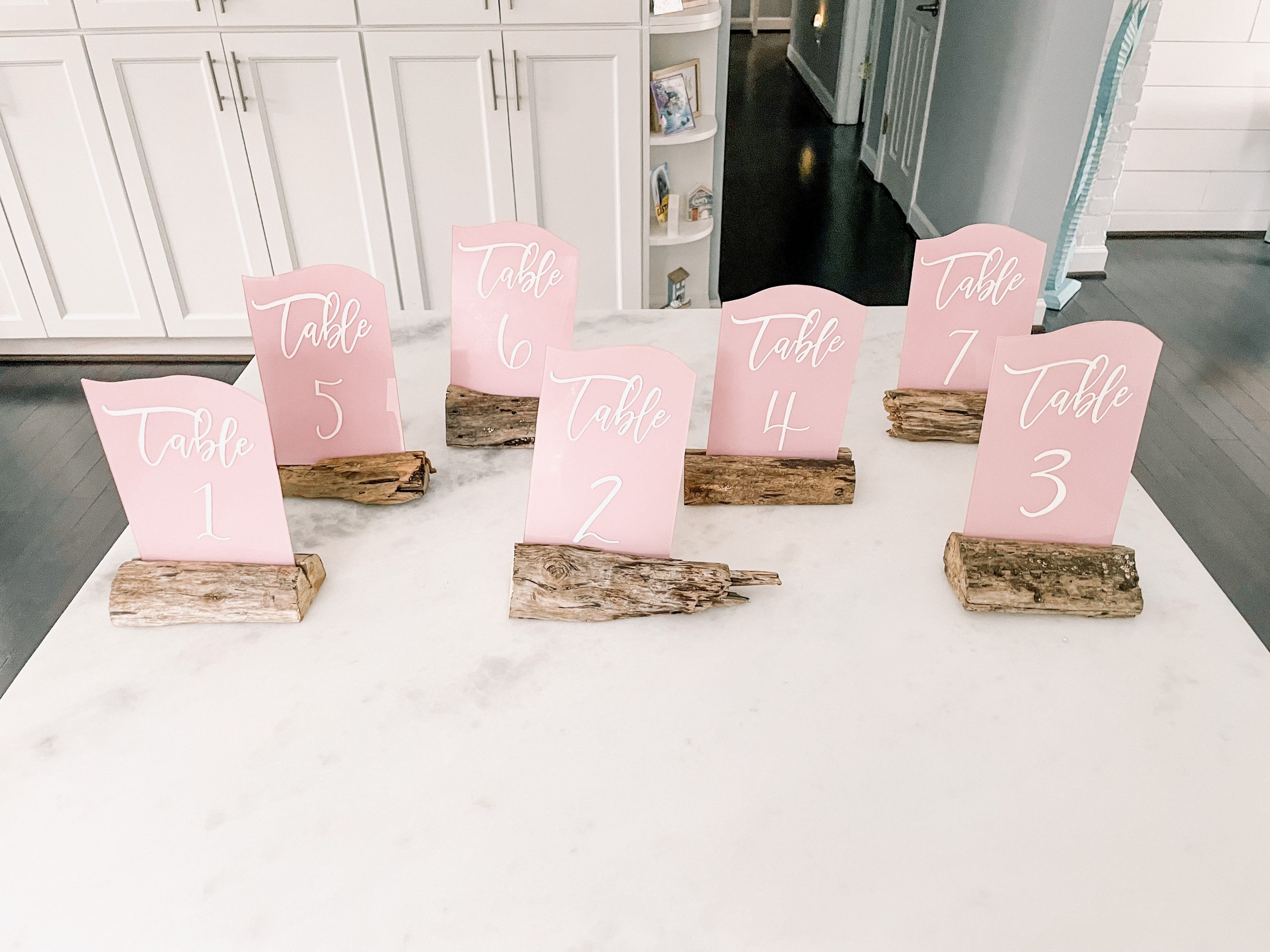 Sea Glass Table Numbers Table Numbers Faux Sea Glass Etsy