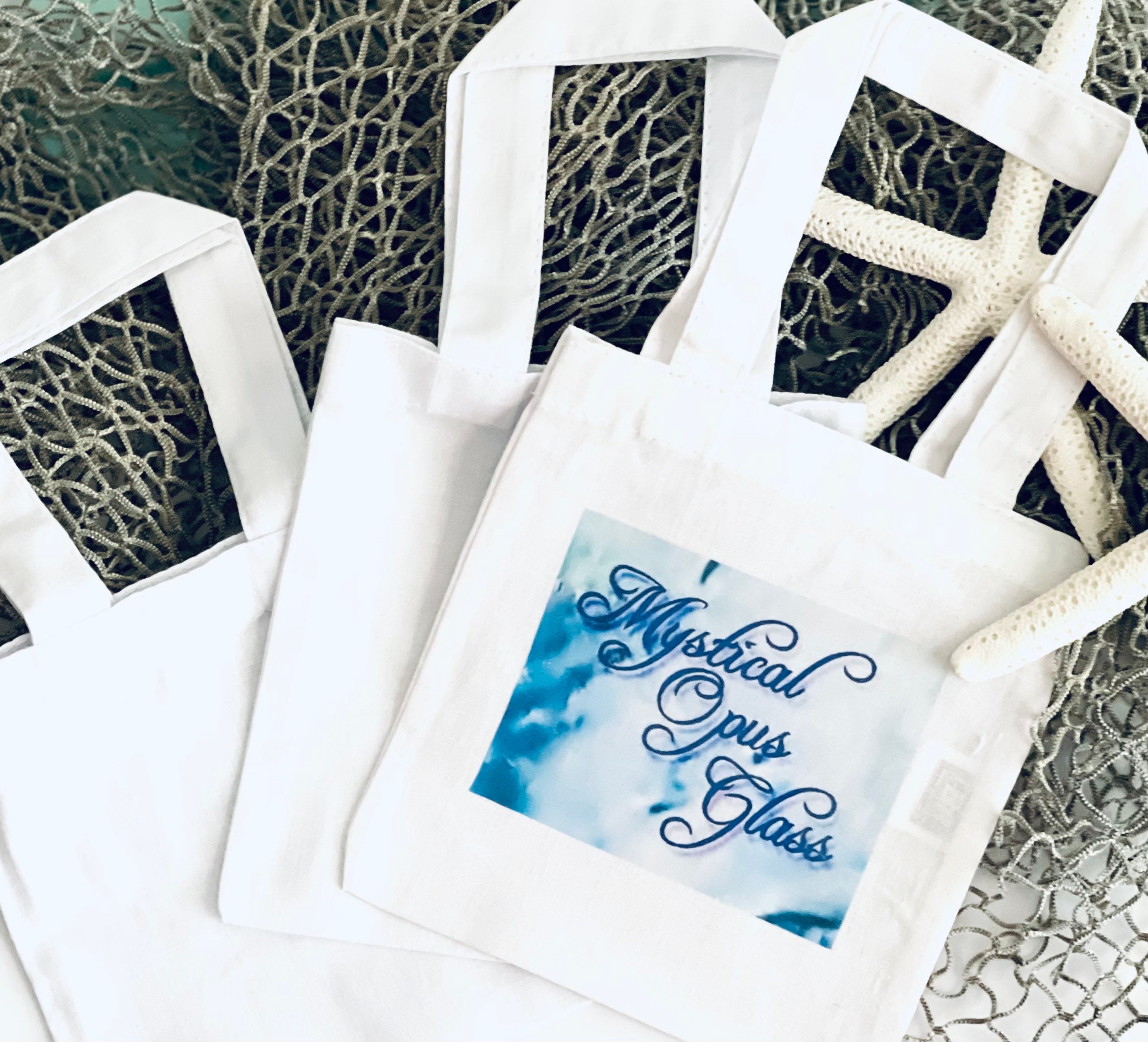 Personalized Mini Totes Mini Party Totes Personalized Logo | Etsy