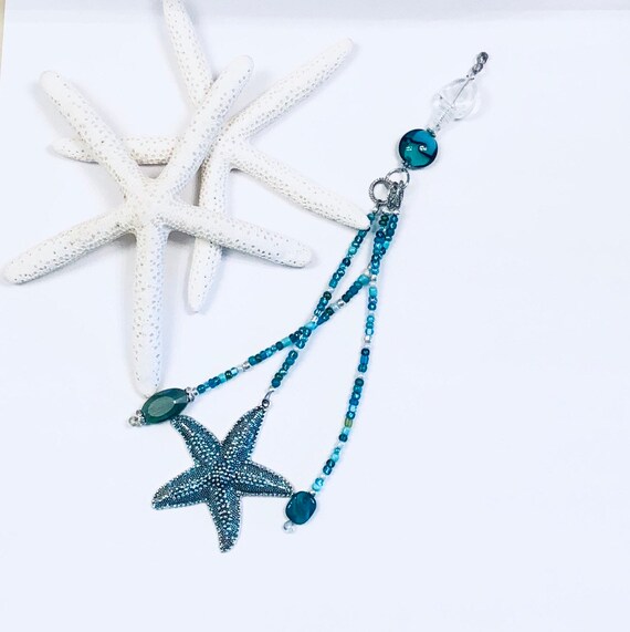 Starfish Ceiling Fan Pull Coastal Fan Pull Beach Theme Light Pull Starfish Light Pull